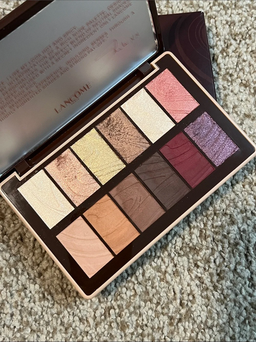 🗼LANCÔME x Sheika Daley Café Crush Eyeshadow Palette